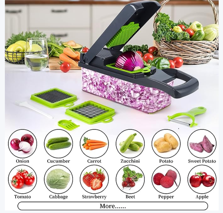 Vegetable Cutter Chopper and Slicer